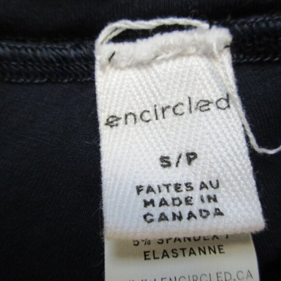 Encircled High Rise Women's Leggings S Black Modal Stretch Yoga Fitness Gym 292 - Picture 3 of 11